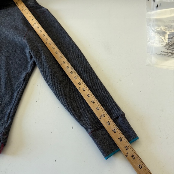 Robert Graham Designer Dark Heather Gray Casual Quarter Zip Sweater Mens LARGE - Picture 6 of 8